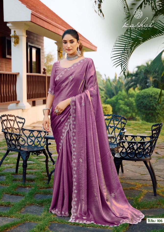 Signature Vol 1 By Kashvi Party Wear Sarees Suppliers In India 